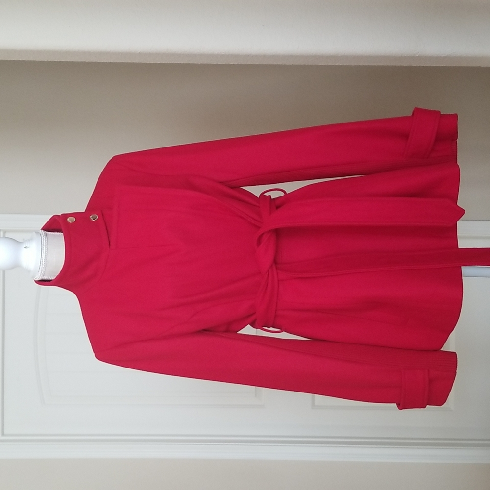 "HOST PICK" RACHEL Rachel Roy Funnel-Collar Cropped Trench Coat